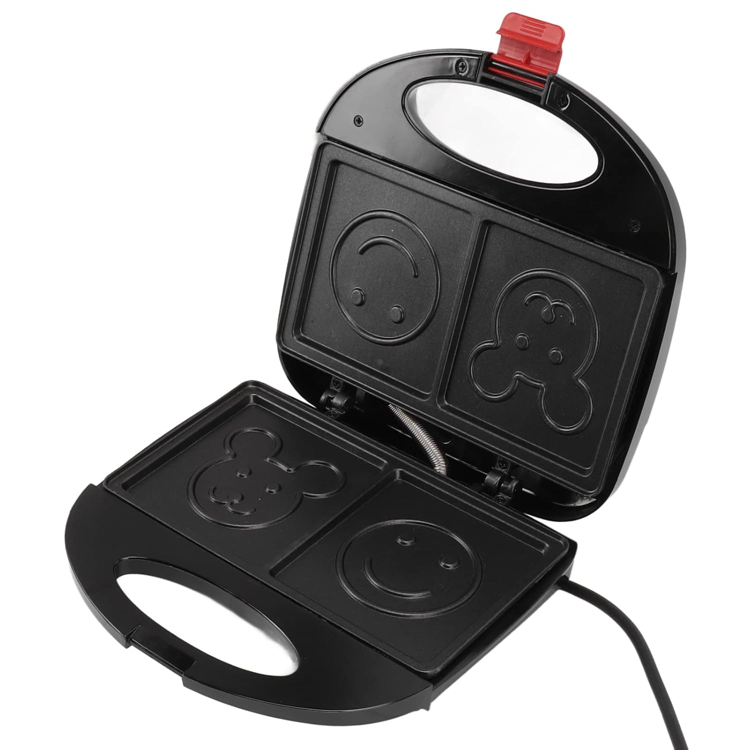 Double Sided Heating 750w Electric Sandwich Maker (1 Pc) Double Sided Heating 750w Electric Sandwich Maker (1 Pc)